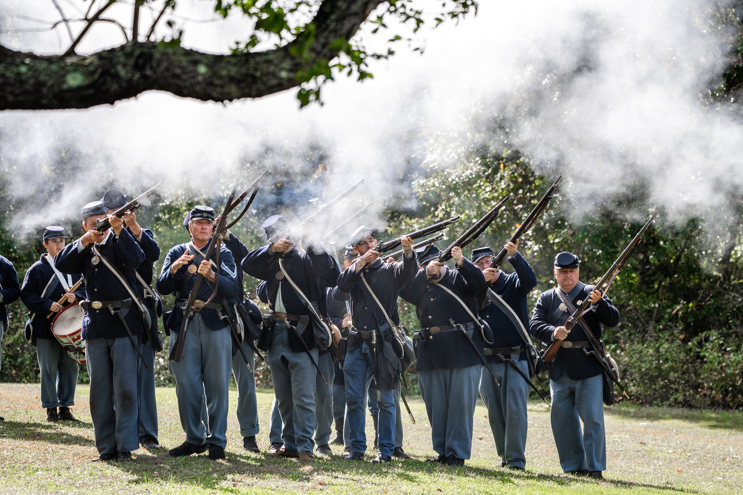 This past weekend, Oct. 16 and 17, the 13th annual Civil War Weekend was held at the Grange in Sayville. The event was a completely immersive experience that transported visitors back in time to both Union and Confederate camps.